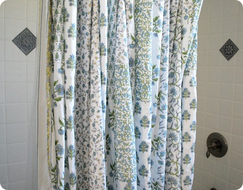 botanical shower curtain