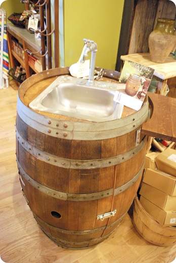 napastyle wine barrel sink