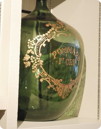vintage home green wine jug