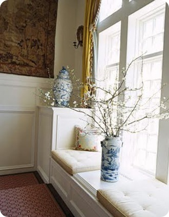 branches in blue and white vase house beautiful
