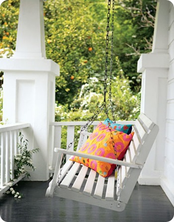 porch swing simple nest
