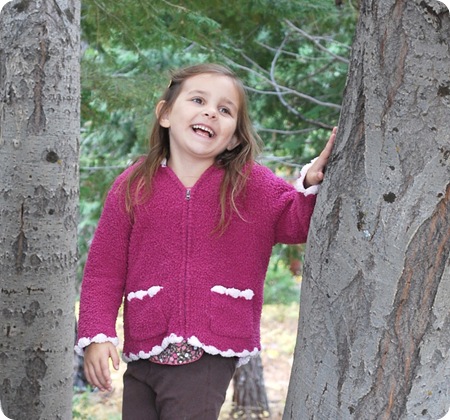 sweet girl in tree