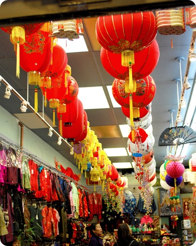 china town lanterns