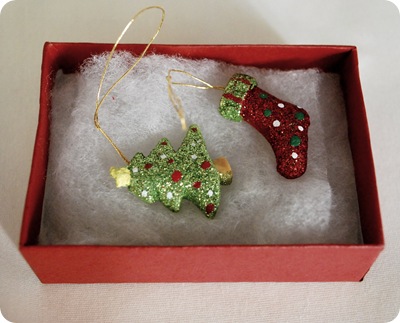 ornaments in box