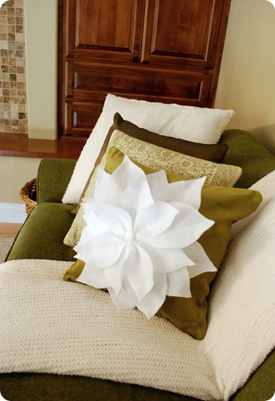 pillow in family room