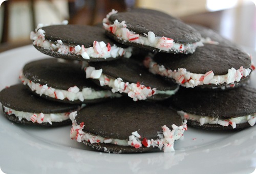 chocolate wafers with peppermint