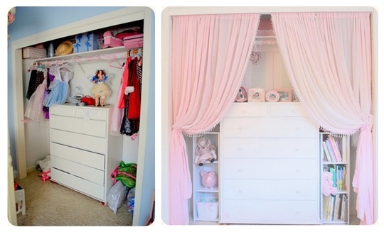 closet before and after
