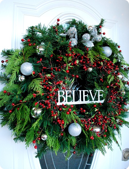 front door christmas wreath