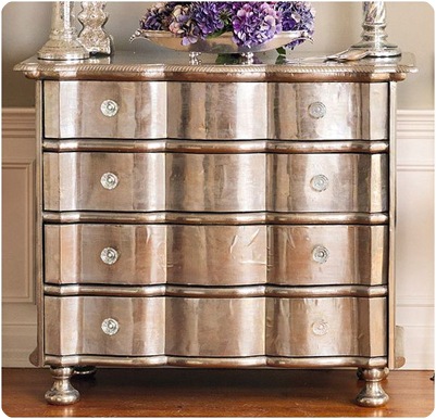 german silver bowfront chest wisteria
