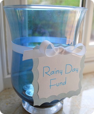 rainy day fund jar