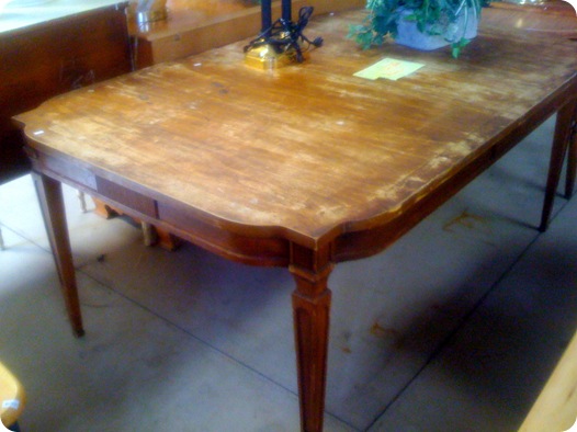 distressed table