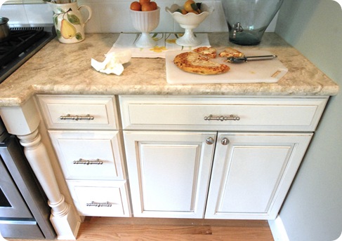 kemper cabinets with pizza