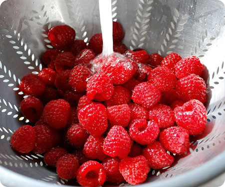 wash berries