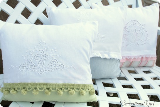 cg tea towel pillows
