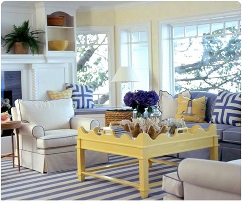 coastal living yellow coffee table