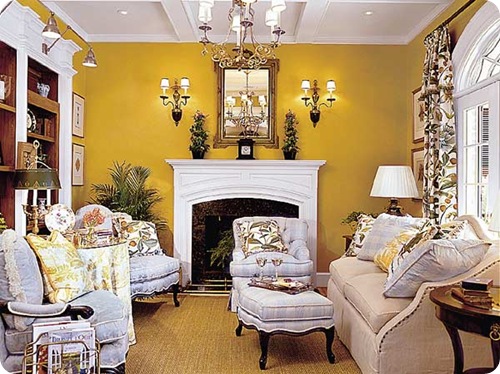southern living chartreuse wall