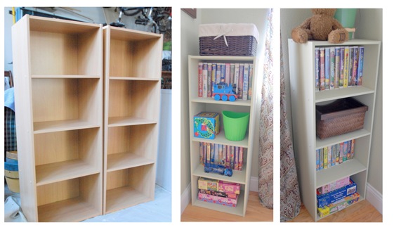 laminate shelves before and after