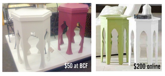moroccan end tables