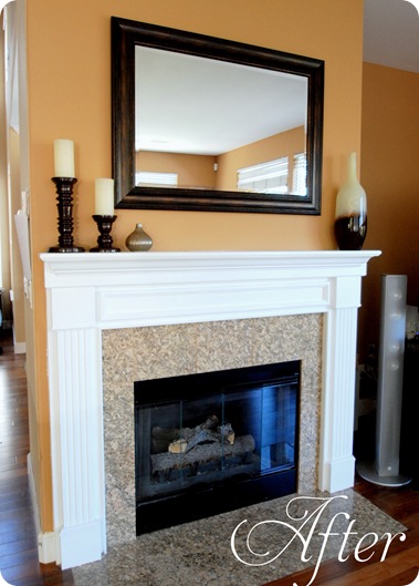 fireplace after text