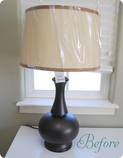 lamp before text