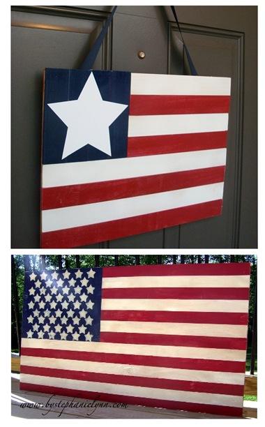wooden flags