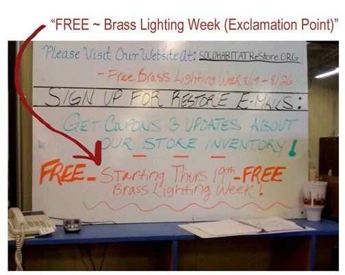 free brass lighting