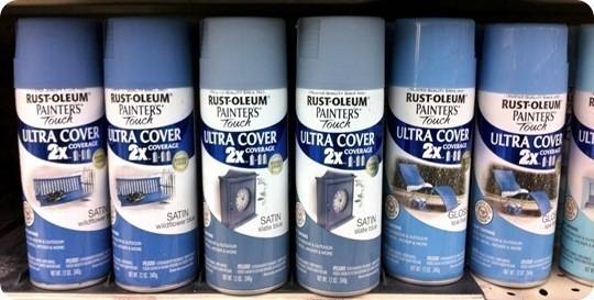 blue rustoleum paints