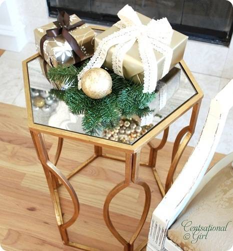 cg gold cocktail table