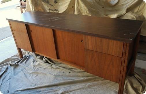credenza before paint