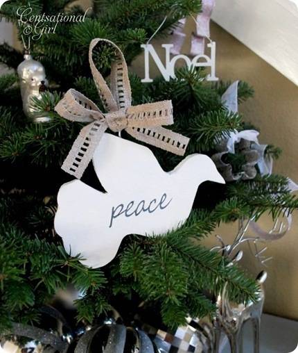 peace dove on tree