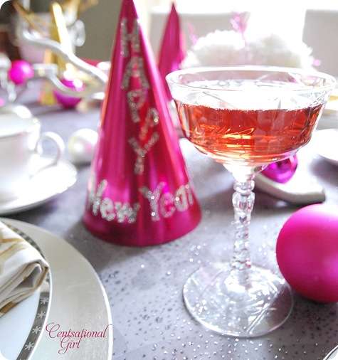 cg pink champagne vintage glass