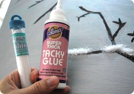 glue and glitter