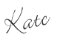 cg kate signature