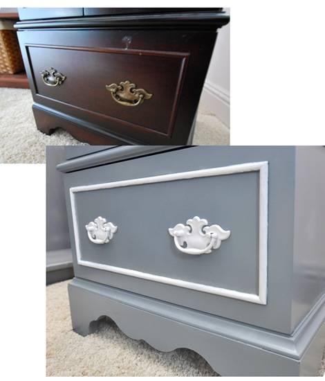 cabinet before and after lower