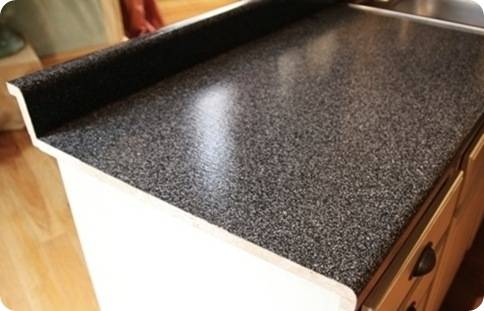 finished countertop