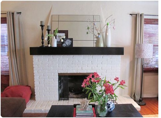stained mantel pepper design