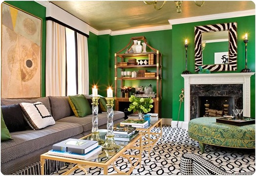 sherrill canet green living room
