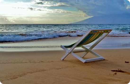 sling chair beach ana white