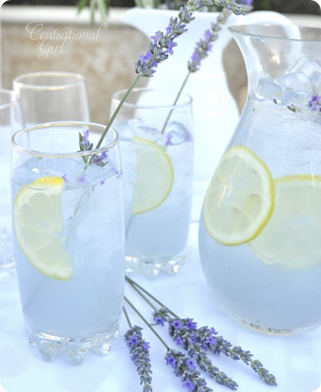 glass of lavender lemonade cg