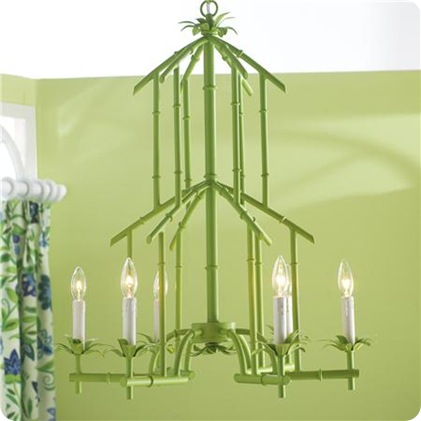 bamboo tower chandy green