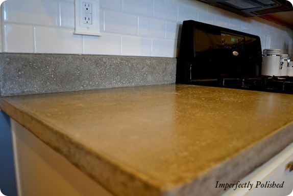 concrete counters imperfectly polished