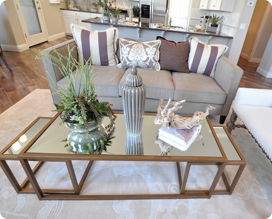gold nesting tables