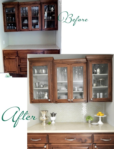 before after dining hutch