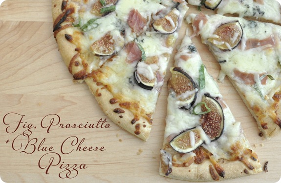 fig prosciutto blue cheese pizza