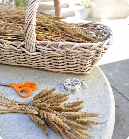 grass wreath how to