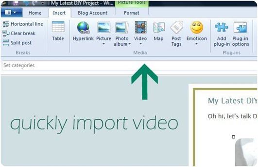 quickly import video