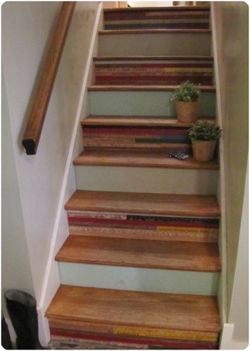 yardstick staircase the painted home
