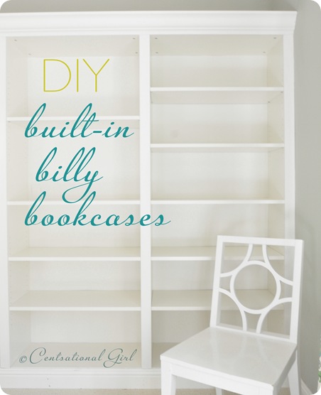 diy built in ikea billy bookcases