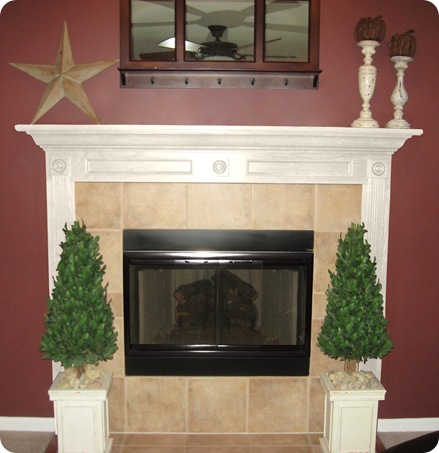 fireplace after