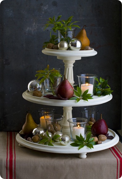 tiered holiday stand